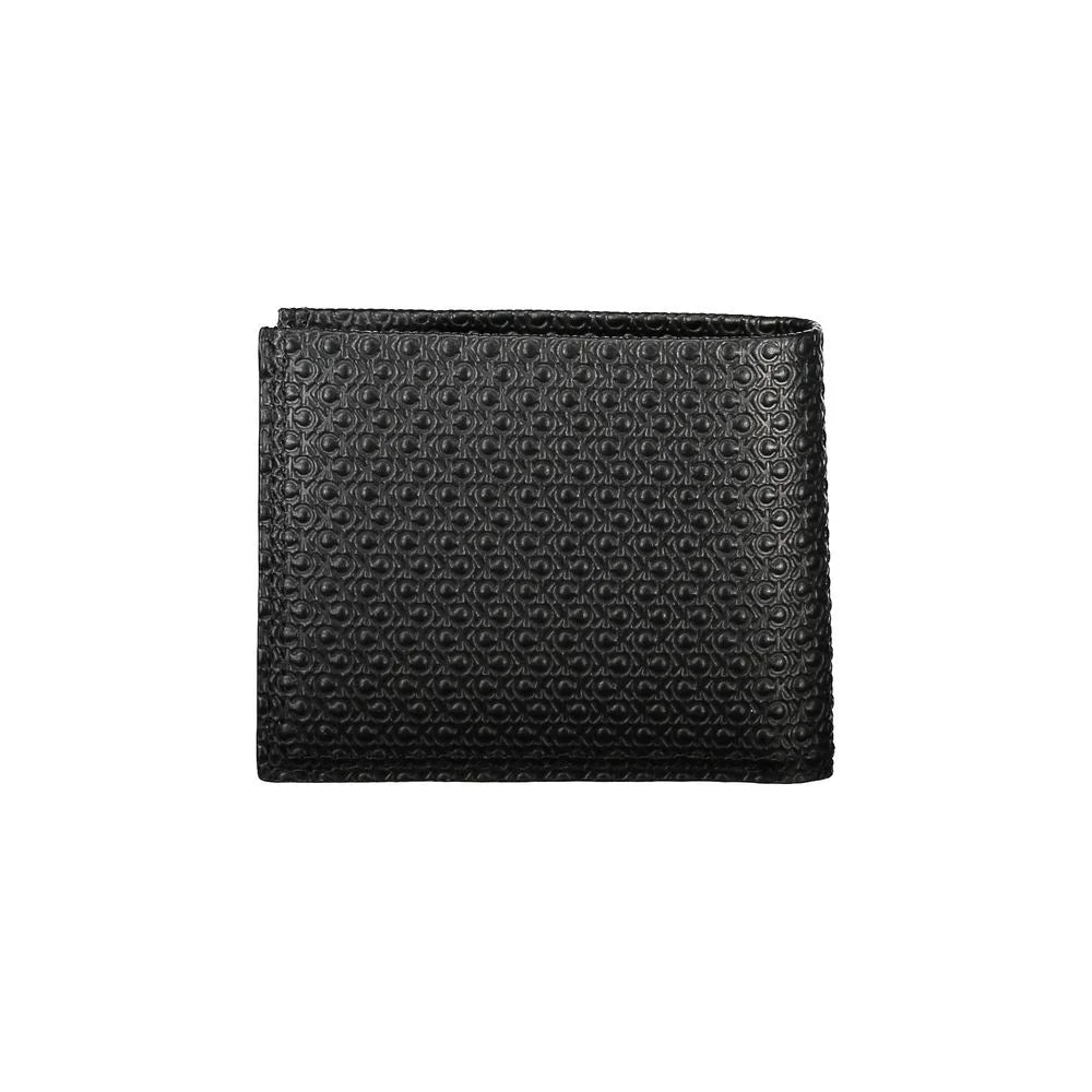 Calvin Klein Black Leather Wallet - Wallets