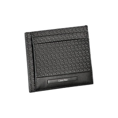 Calvin Klein Black Leather Wallet - Wallets