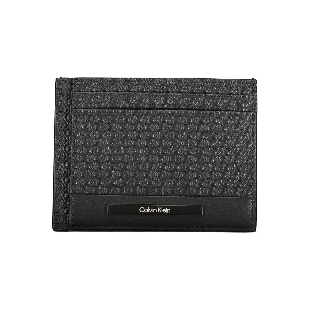 Calvin Klein Black Leather Wallet - Wallets