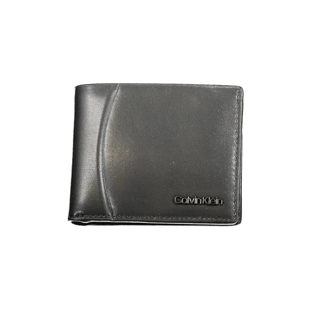 Calvin Klein Black Leather Wallet - Wallets