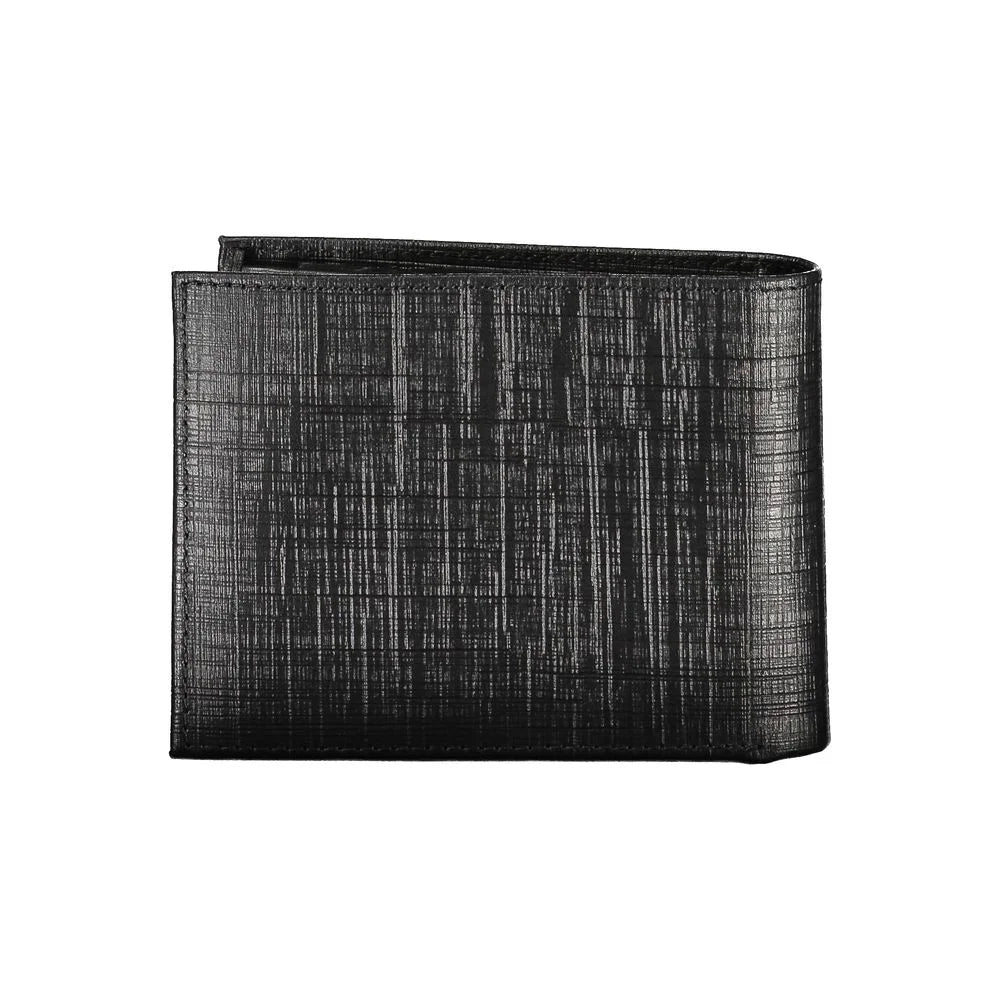 Calvin Klein Black Leather Wallet - Wallets