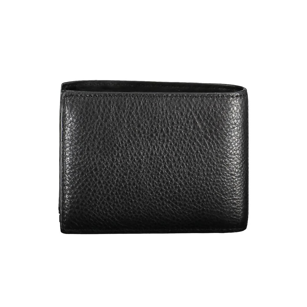 Calvin Klein Black Leather Wallet - Wallets