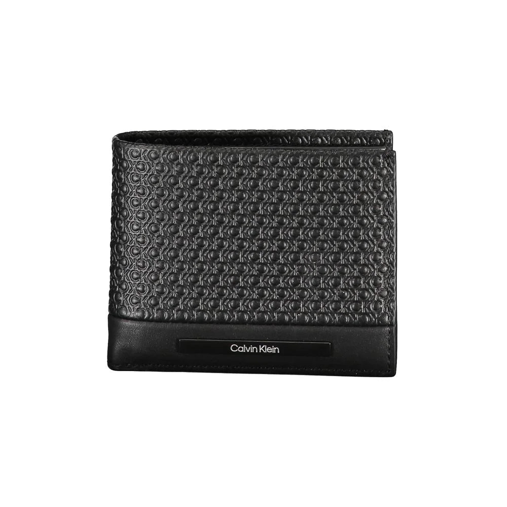Calvin Klein Black Leather Wallet - Wallets