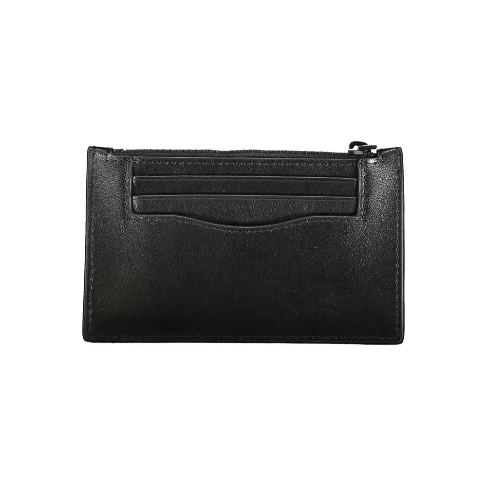 Calvin Klein Black Leather Wallet - Wallets
