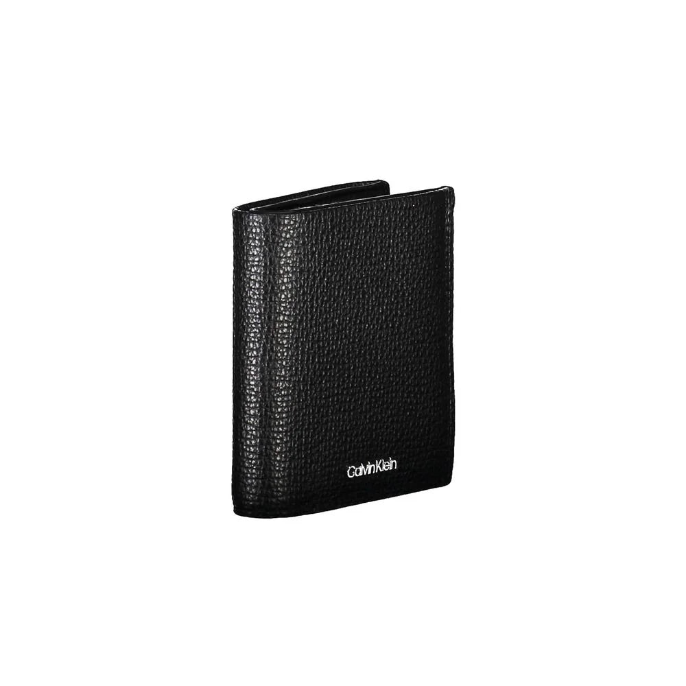 Calvin Klein Black Leather Wallet - Wallets