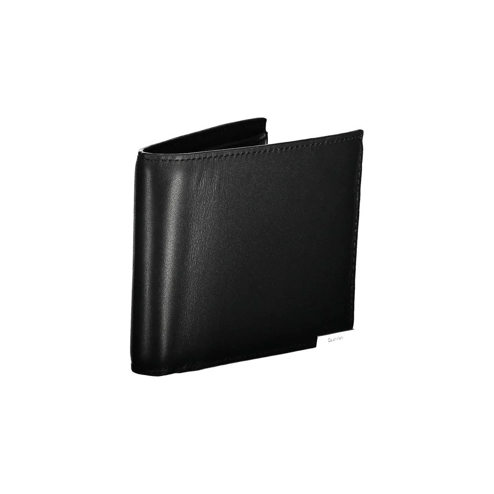 Calvin Klein Black Leather Wallet - Wallets