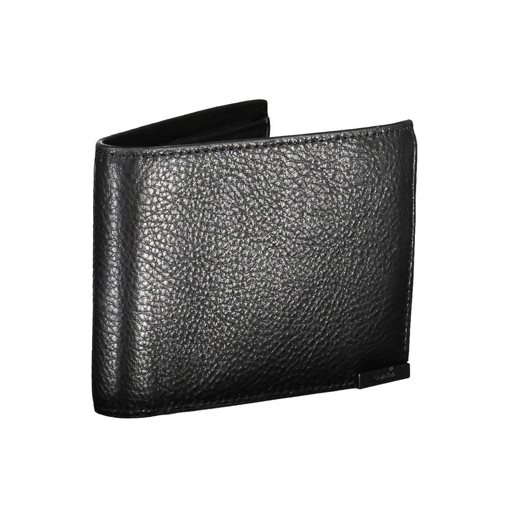 Calvin Klein Black Leather Wallet - Wallets