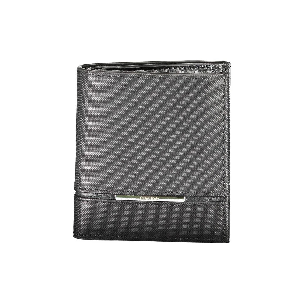 Calvin Klein Black Leather Wallet - Wallets