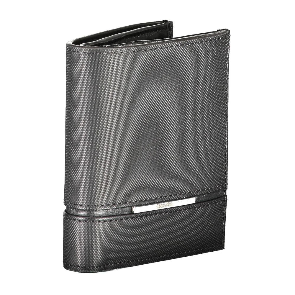 Calvin Klein Black Leather Wallet - Wallets
