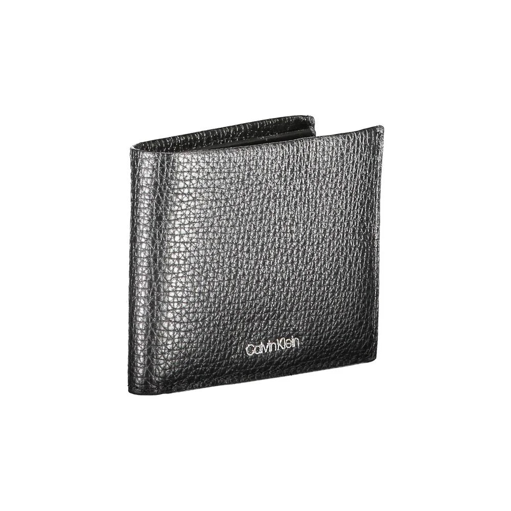 Calvin Klein Black Leather Wallet - Wallets
