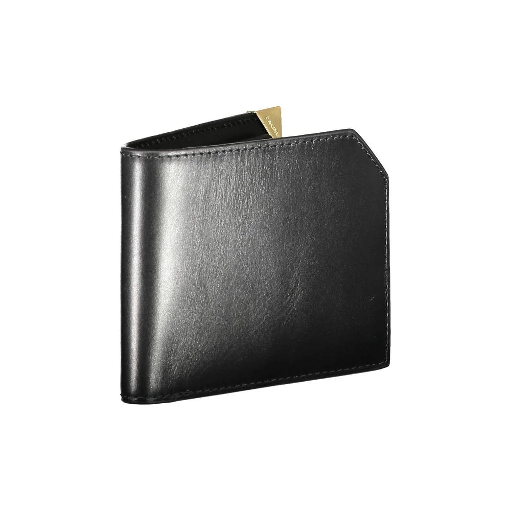 Calvin Klein Black Leather Wallet - Wallets