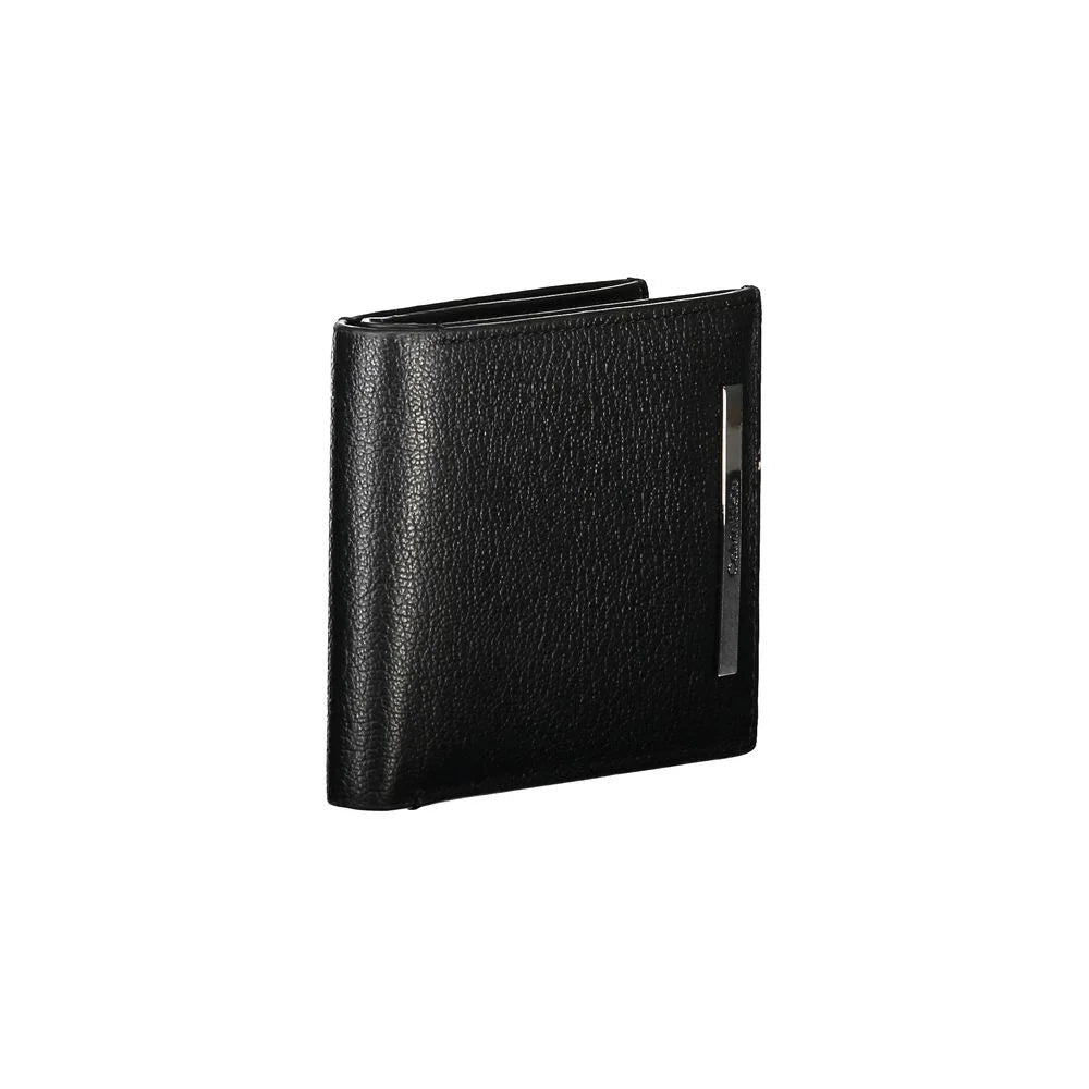 Calvin Klein Black Leather Wallet - Wallets
