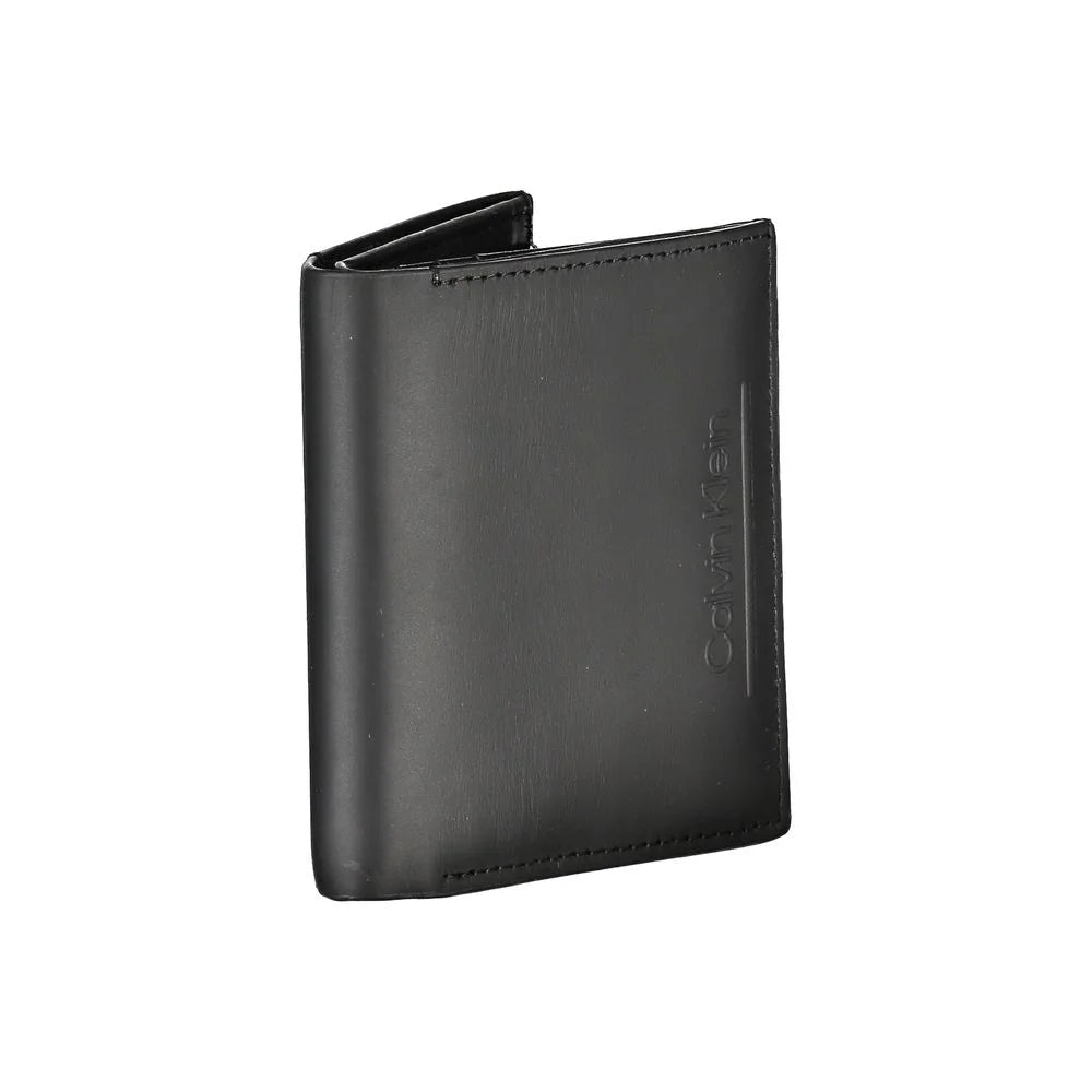 Calvin Klein Black Leather Wallet - Wallets