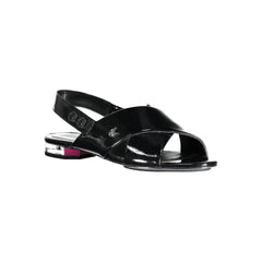 Calvin Klein Black Leather Women Sandal - Sandals