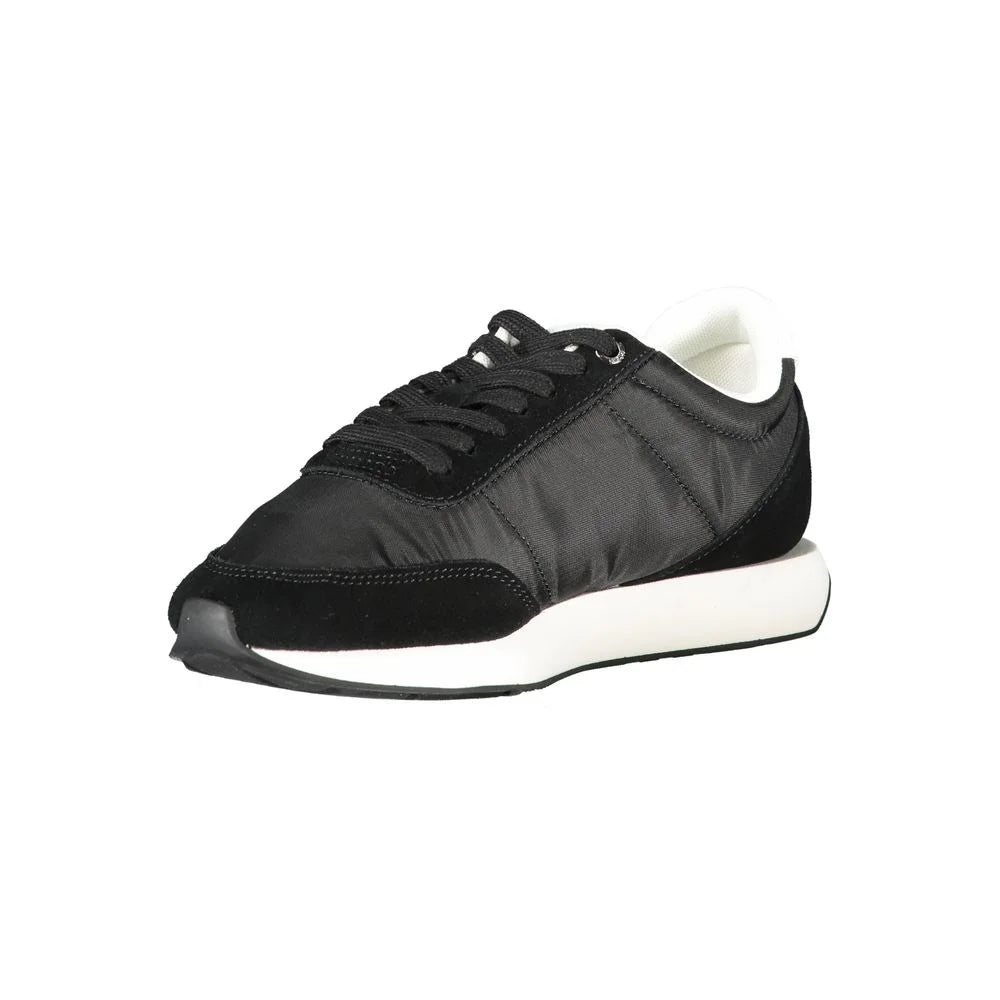 Calvin Klein Black Leather Women Sneaker