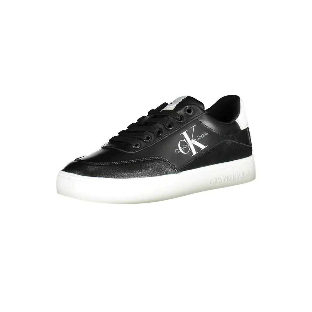 Calvin Klein Black Leather Women Sneaker - EU41/US11 - Sneakers