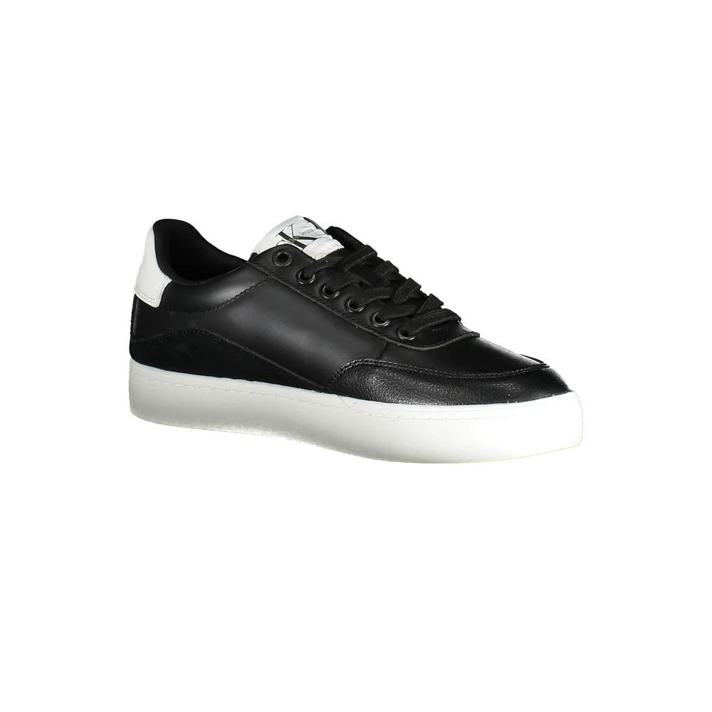 Calvin Klein Black Leather Women Sneaker - EU41/US11 - Sneakers