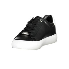 Calvin Klein Black Leather Women Sneaker - Sneakers