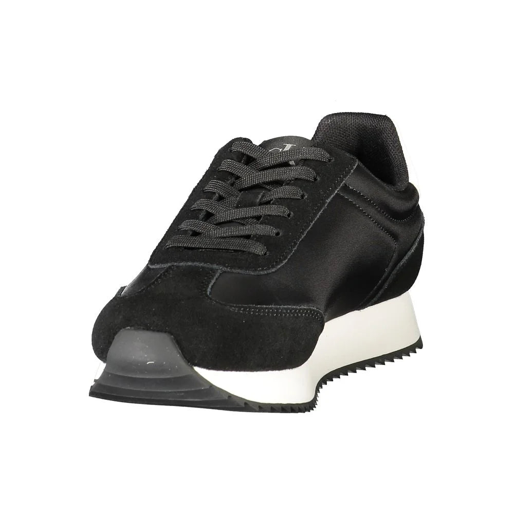 Calvin Klein Black Leather Women Sneaker - Sneakers