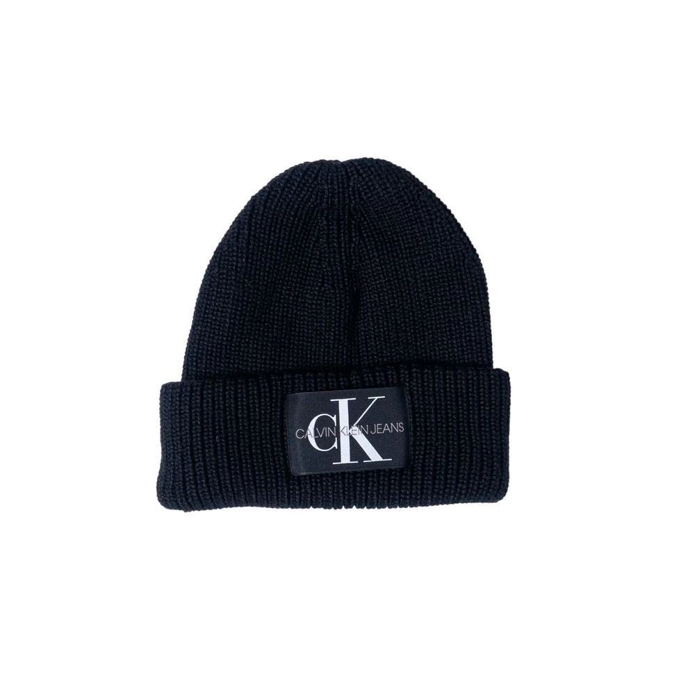 Calvin Klein Black Marabou Hat - UNI - Beanies
