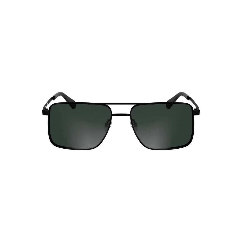 Calvin Klein Black Metal Men Sunglass - Sunglasses
