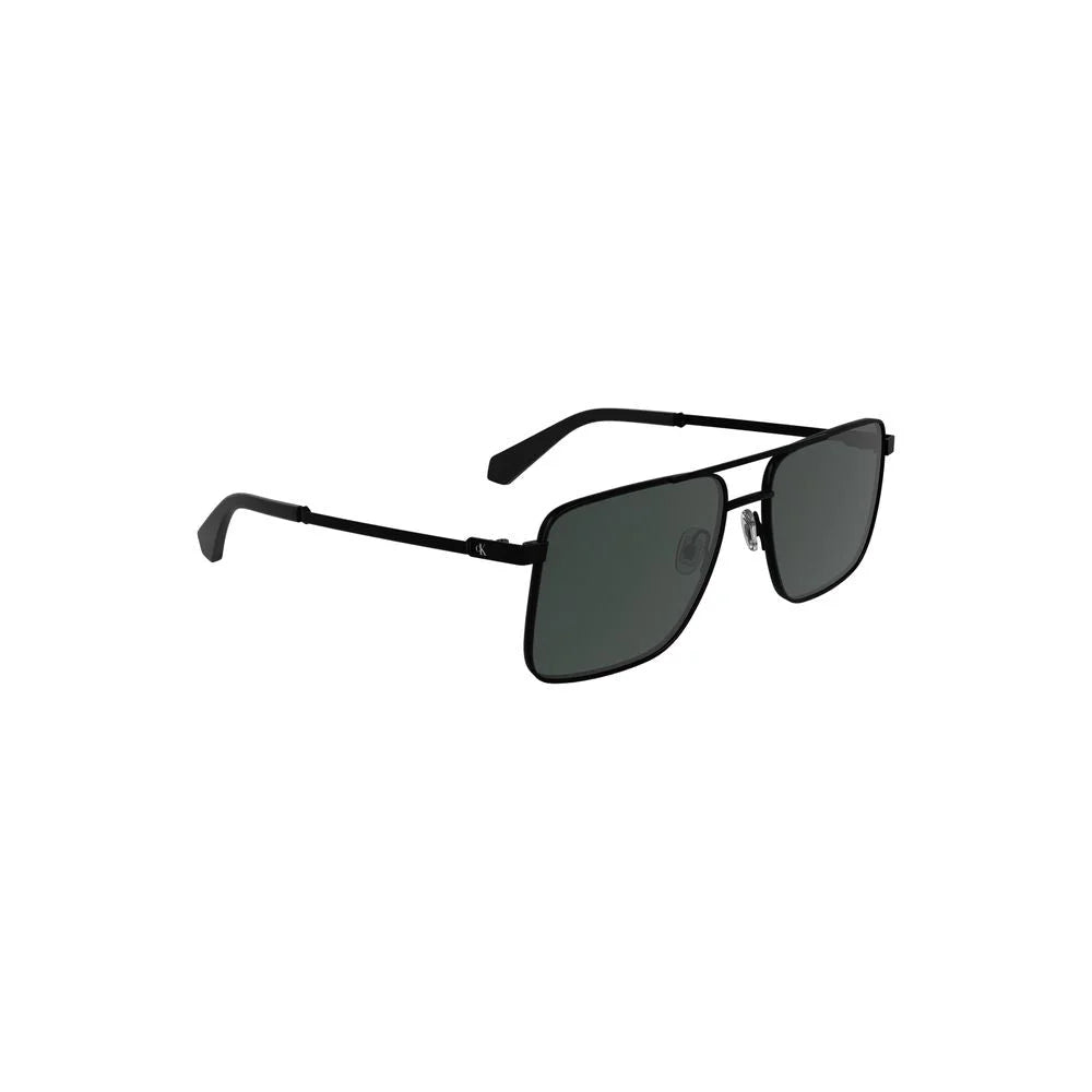 Calvin Klein Black Metal Men Sunglass - Sunglasses
