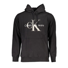 Calvin Klein Black Organic Cotton Men Sweater - XXL - Hoodies