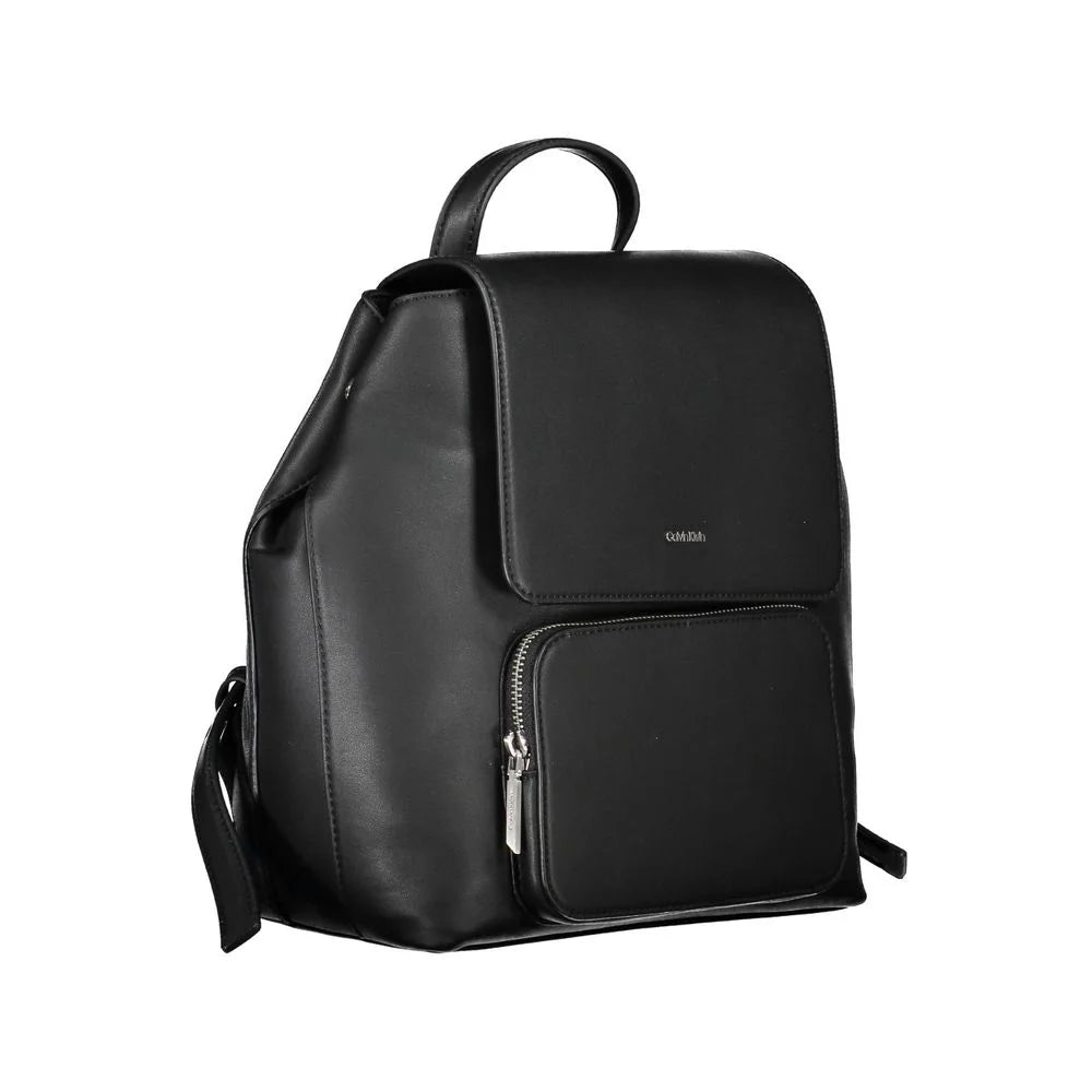 Calvin Klein Black Polyester Backpack - Backpacks