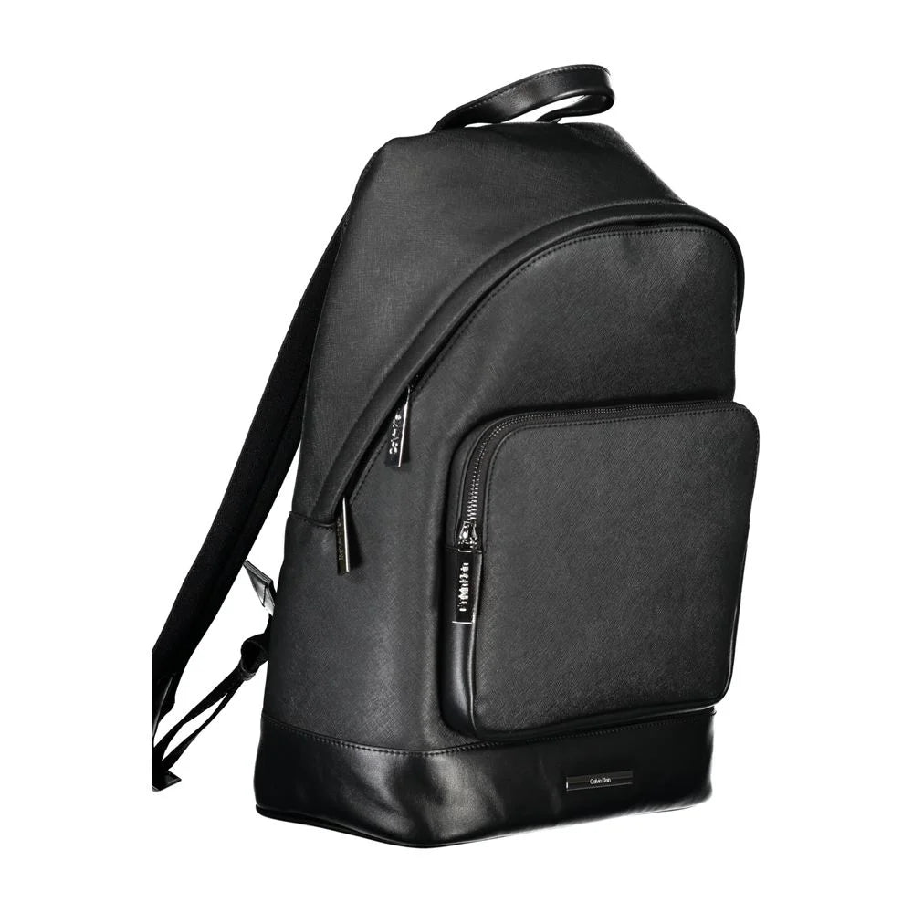 Calvin Klein Black Polyester Backpack - Laptop Backpacks