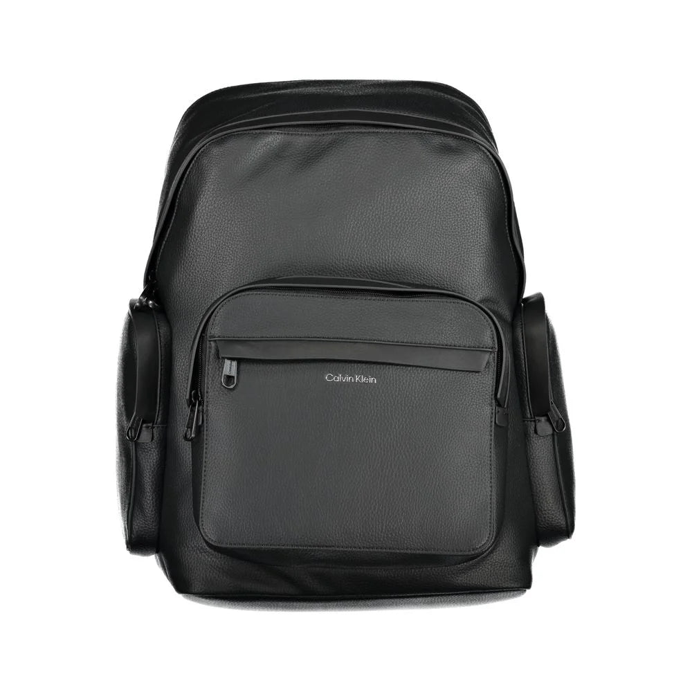 Calvin Klein Black Polyester Backpack - Laptop Backpacks