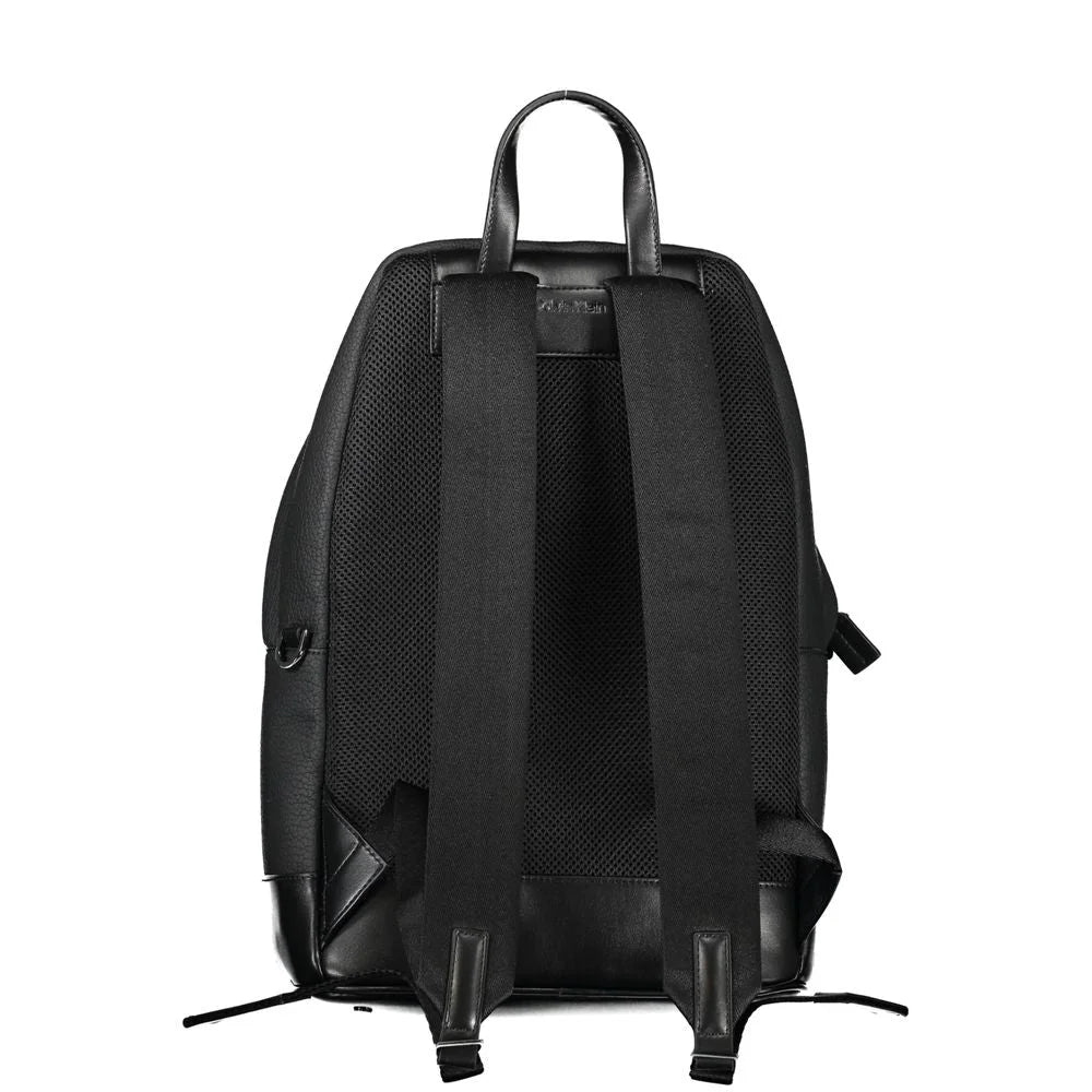 Calvin Klein Black Polyester Backpack - Laptop Backpacks