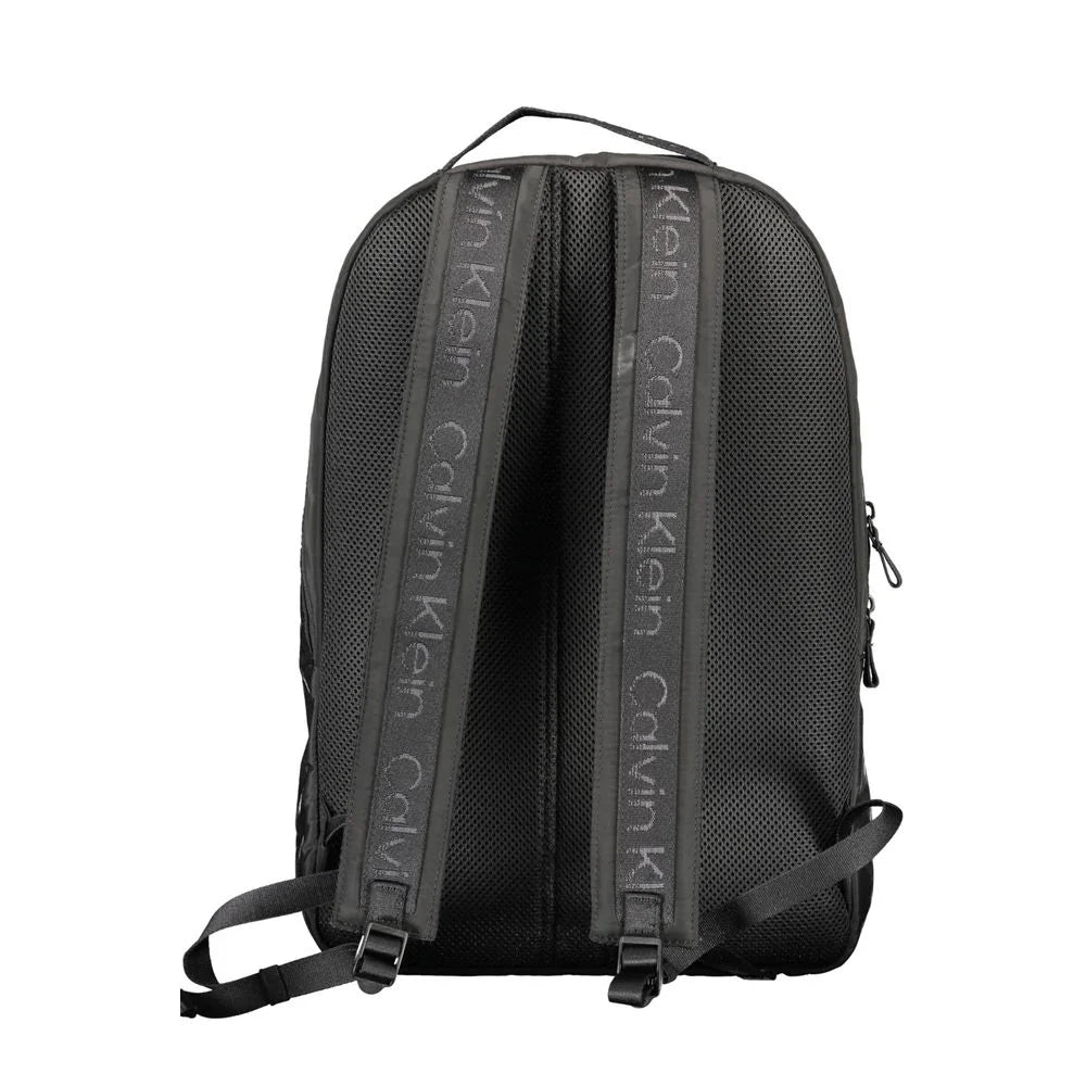 Calvin Klein Black Polyester Backpack - Laptop Backpacks