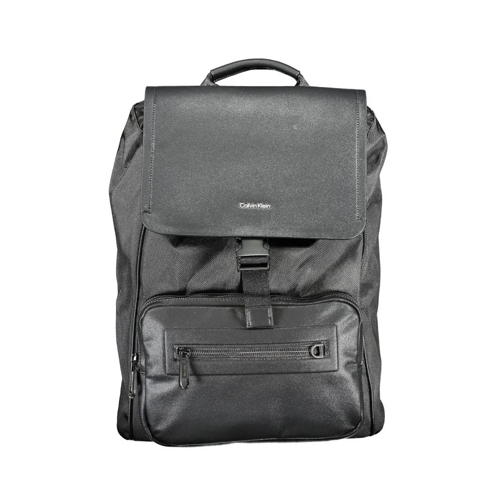Calvin Klein Black Polyester Backpack - Laptop Backpacks
