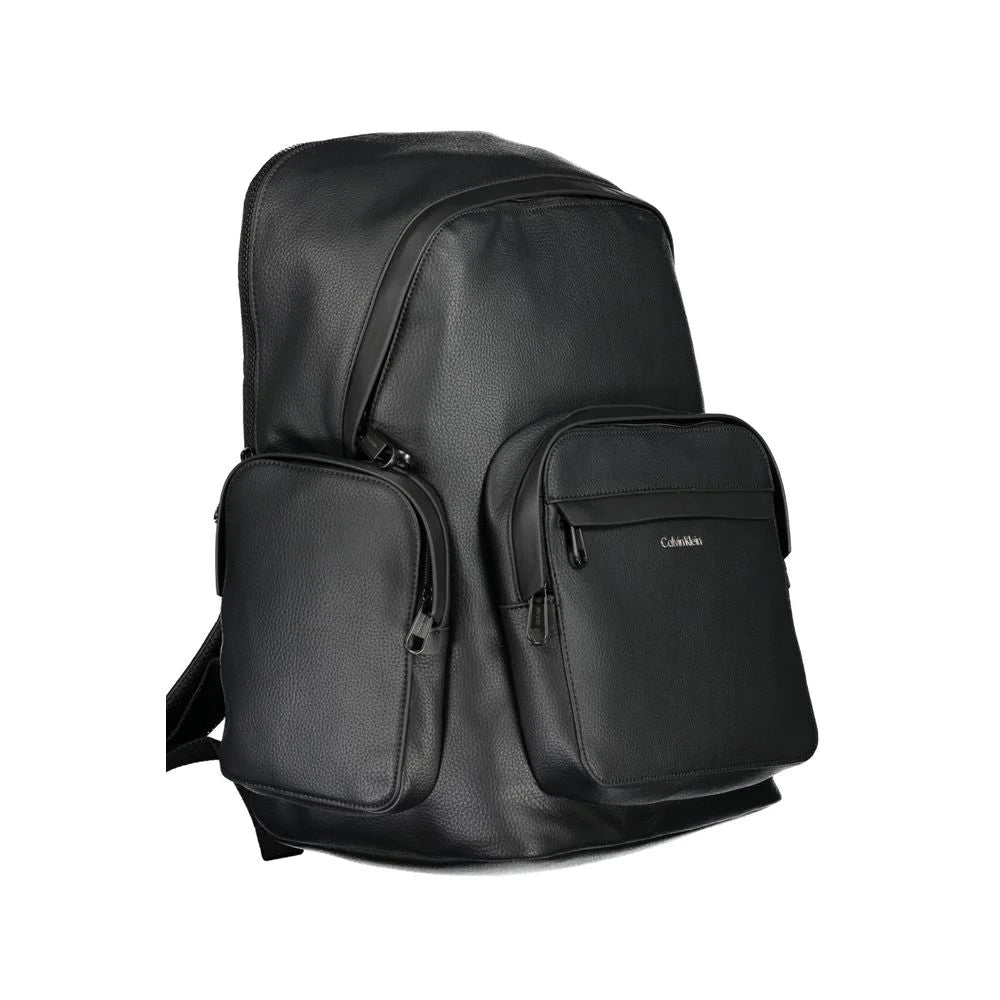 Calvin Klein Black Polyester Backpack - Laptop Backpacks