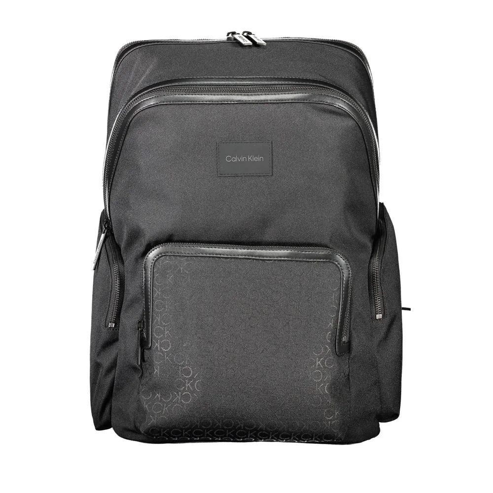 Calvin Klein Black Polyester Backpack - Laptop Backpacks