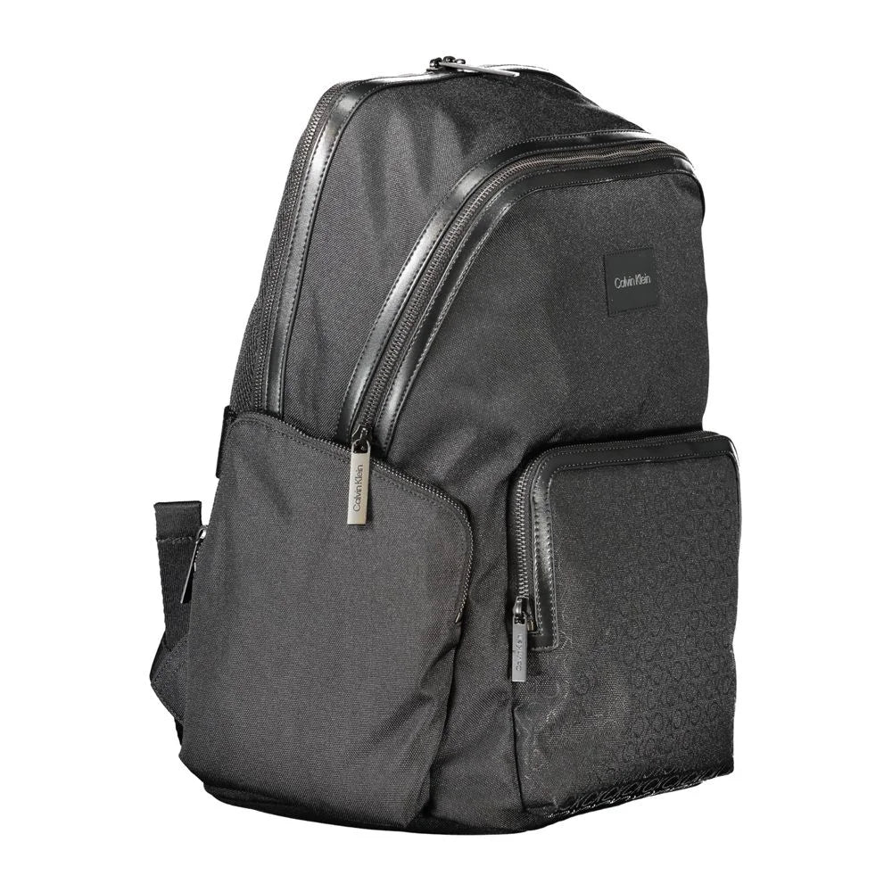 Calvin Klein Black Polyester Backpack - Laptop Backpacks