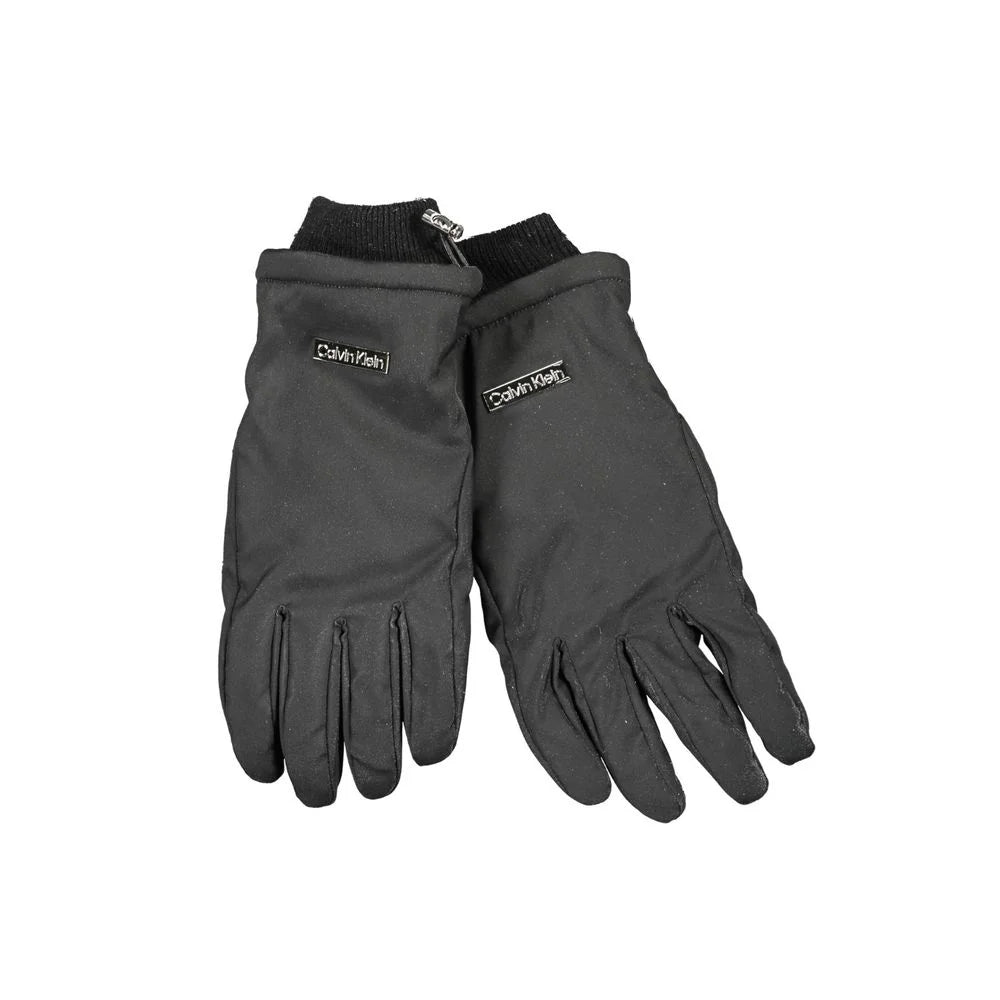 Calvin Klein Black Polyester Glove - No Size