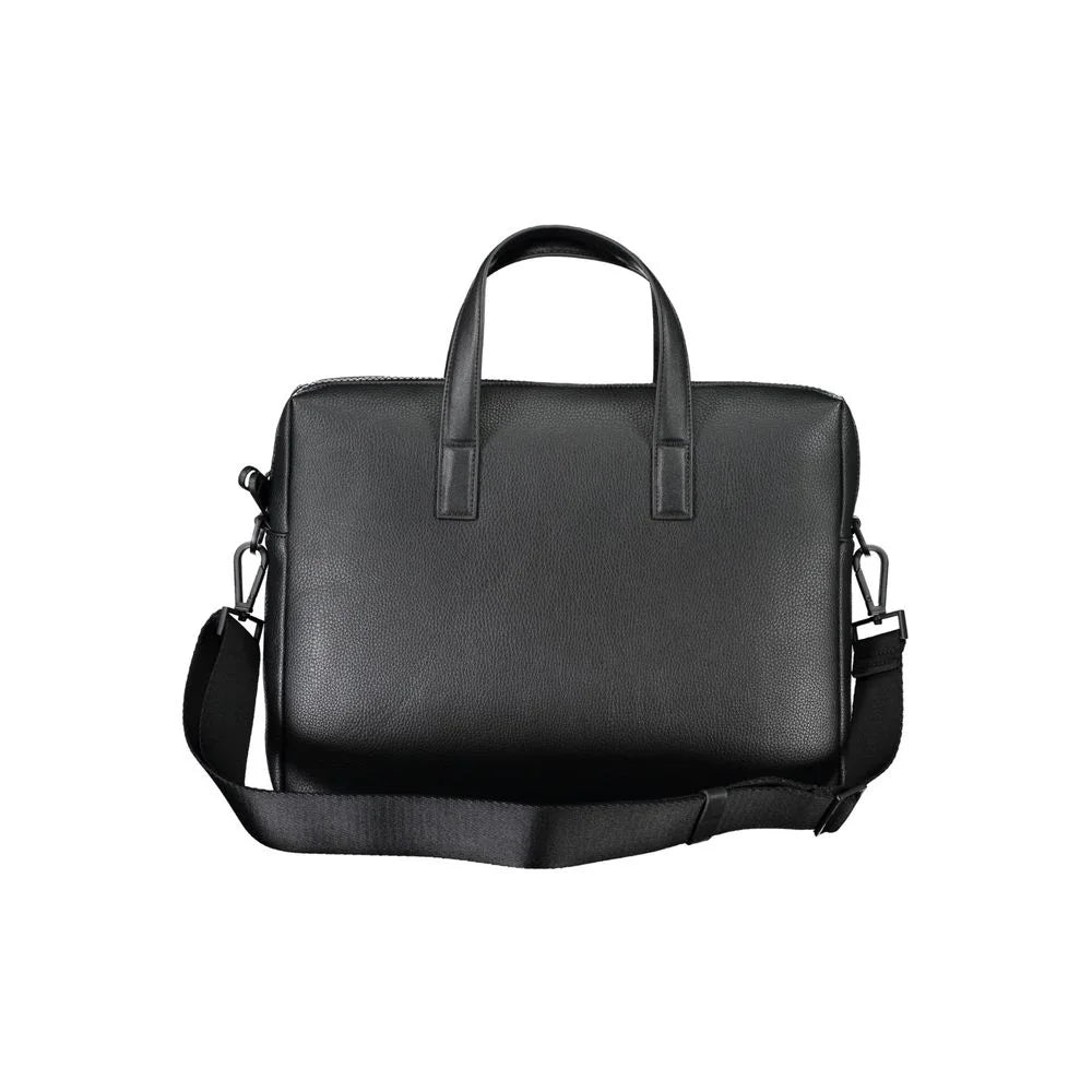 Calvin Klein Black Polyester Handbag - Briefcases