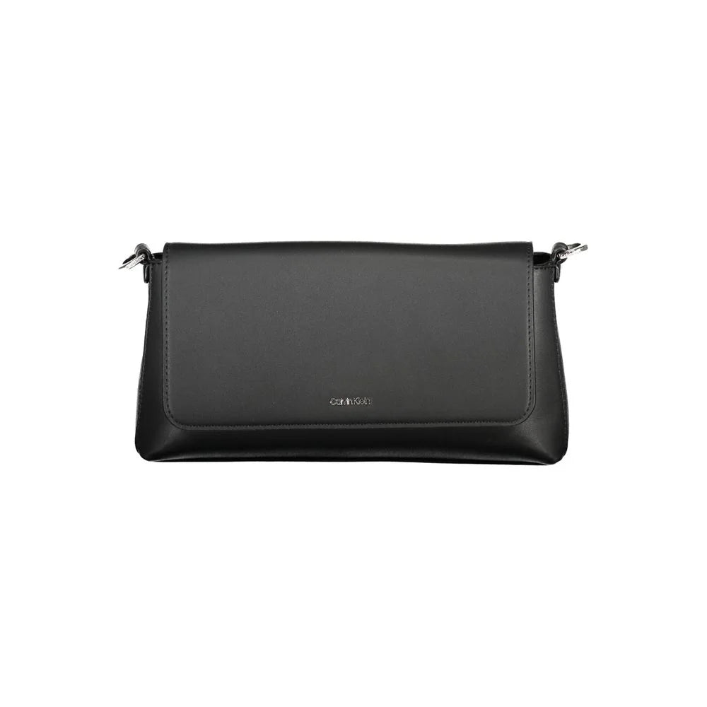 Calvin Klein Black Polyester Handbag - Clutch Bags