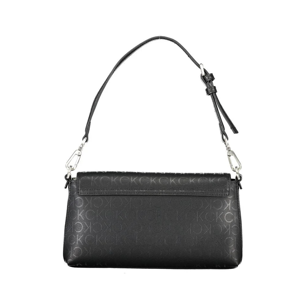 Calvin Klein Black Polyester Handbag - Cross Body Bags