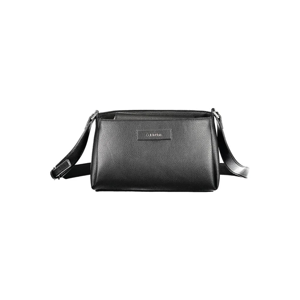 Calvin Klein Black Polyester Handbag - Cross Body Bags