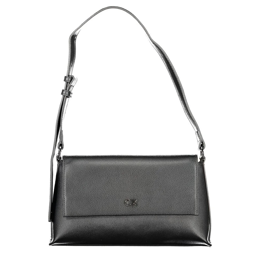 Calvin Klein Black Polyester Handbag - Cross Body Bags