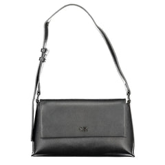 Calvin Klein Black Polyester Handbag - Cross Body Bags