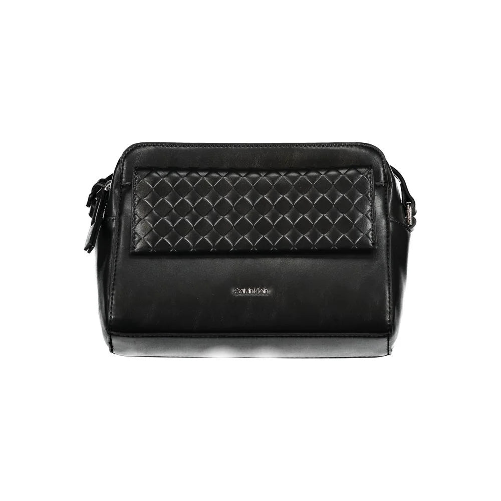 Calvin Klein Black Polyester Handbag - Cross Body Bags