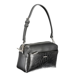 Calvin Klein Black Polyester Handbag - Cross Body Bags