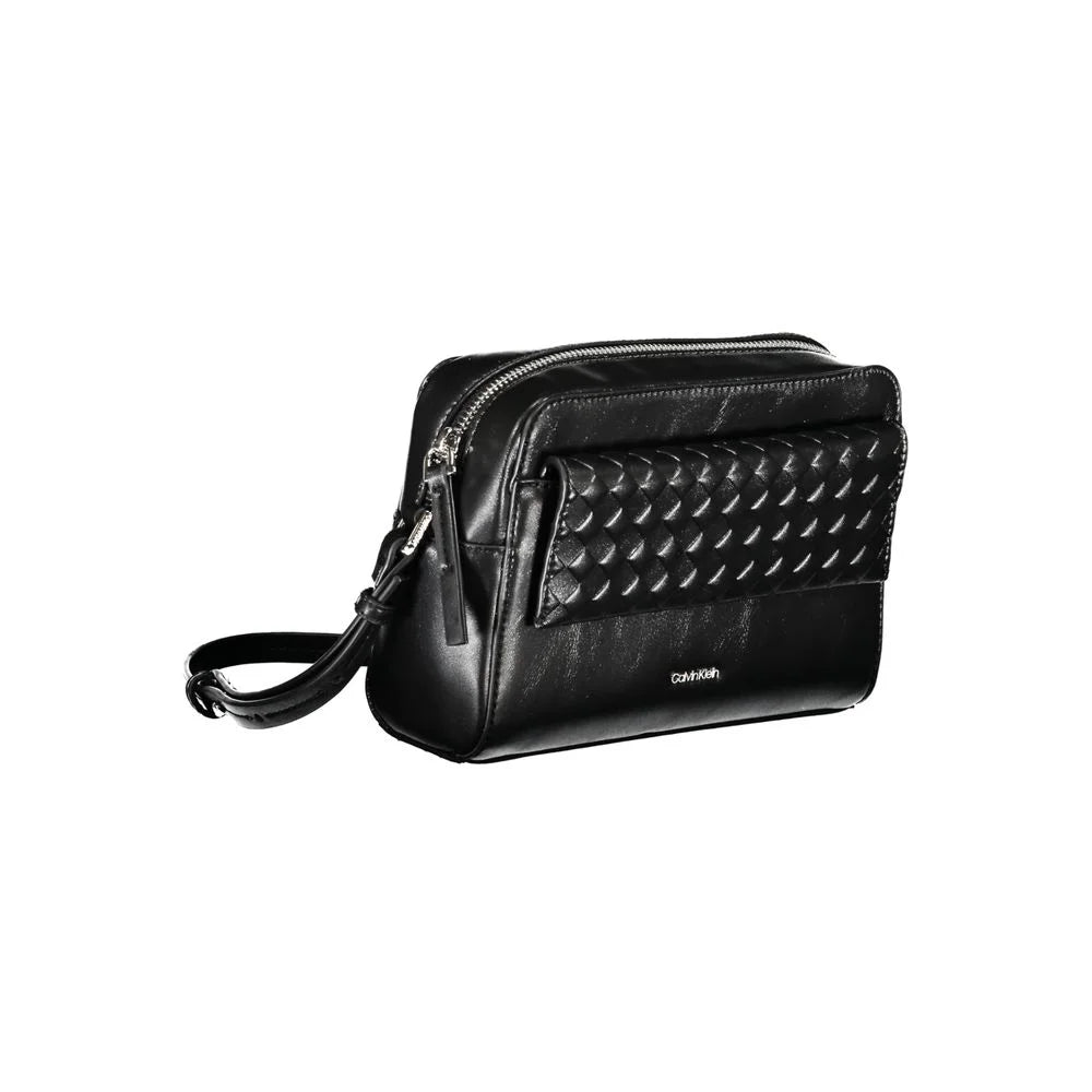 Calvin Klein Black Polyester Handbag - Cross Body Bags