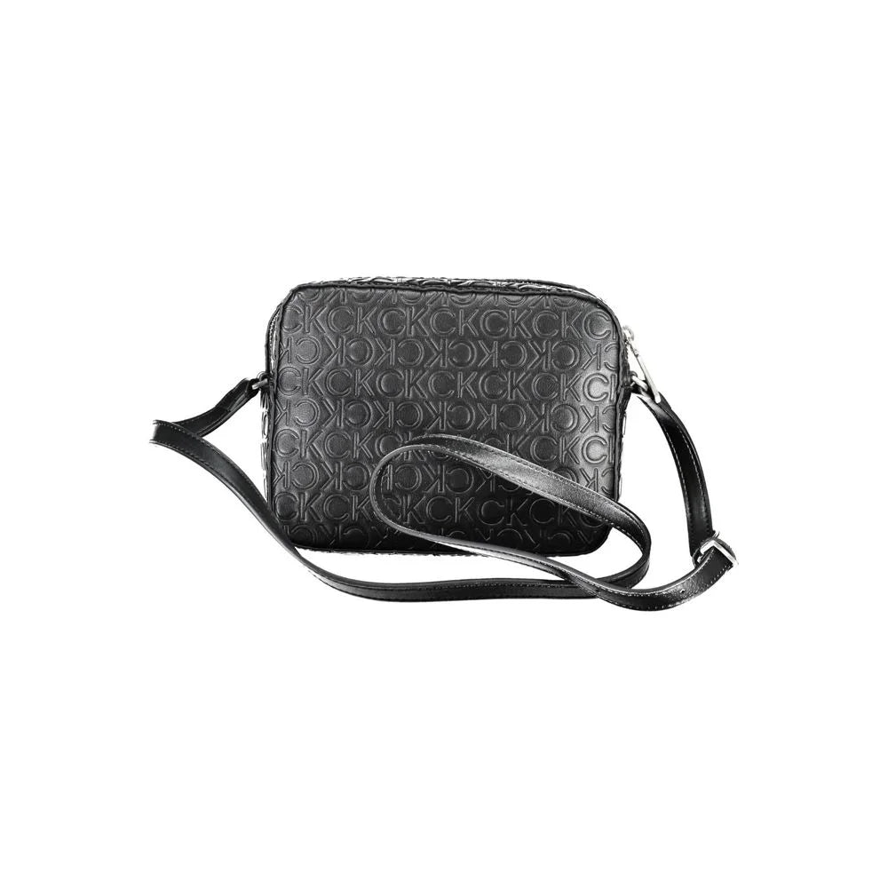 Calvin Klein Black Polyester Handbag - Cross Body Bags