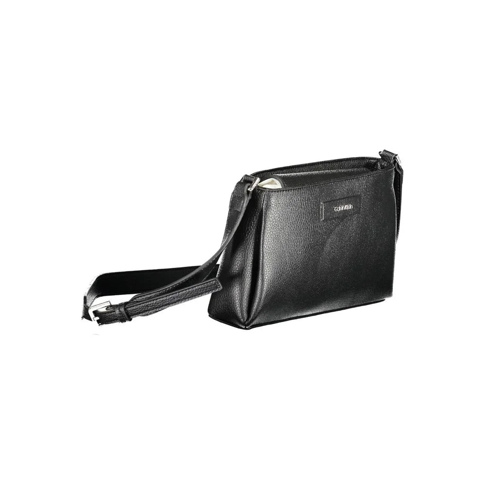 Calvin Klein Black Polyester Handbag - Cross Body Bags