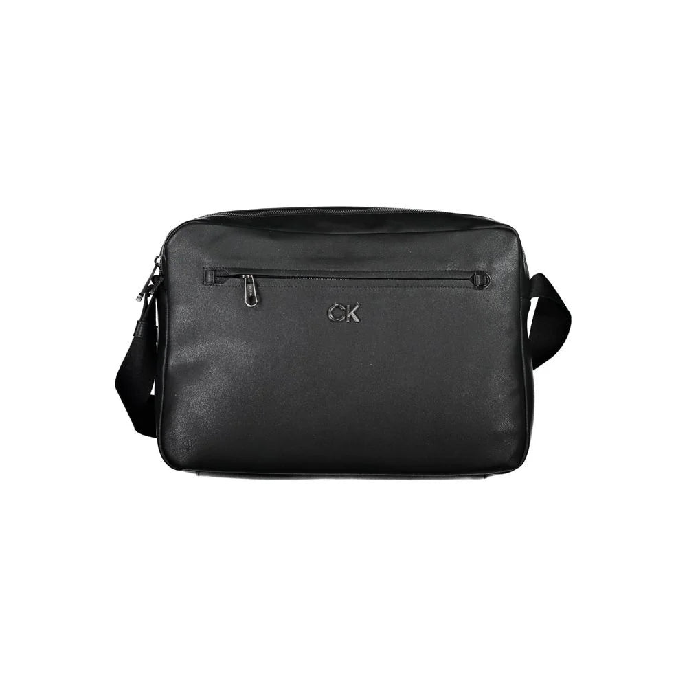 Calvin Klein Black Polyester Handbag - Cross Body Bags