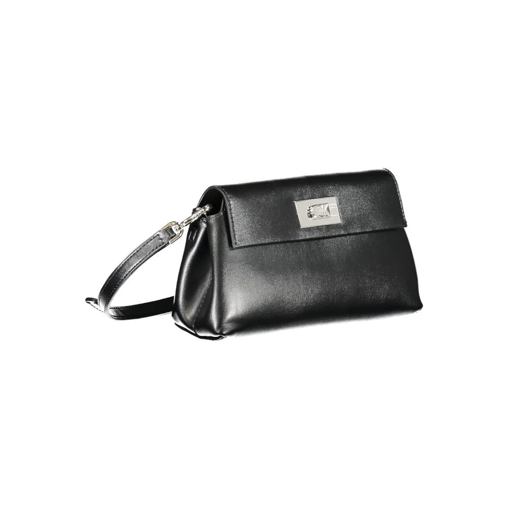 Calvin Klein Black Polyester Handbag - Cross Body Bags